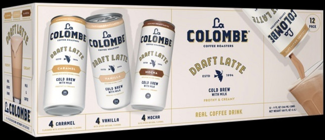 라 콜롬브 드래프트 라떼 콜드 브루 위드 밀크 다양한 팩 266 ml 액량 12개, 266ml, 에스프레소