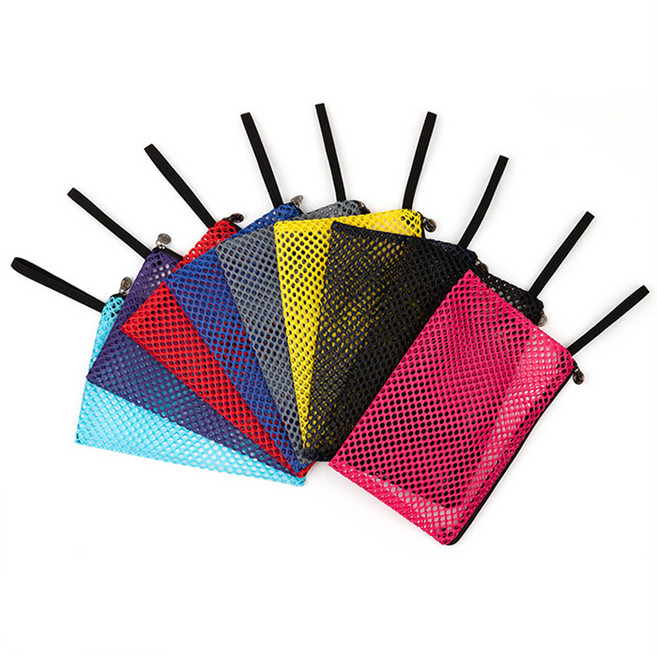 스윗스윔 수영가방 메쉬망사파우치 (13color) 망사파우치, 그린