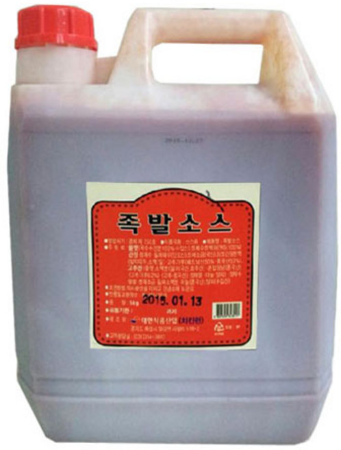 (냉장)대한족발소스매운맛 5kg, 1개