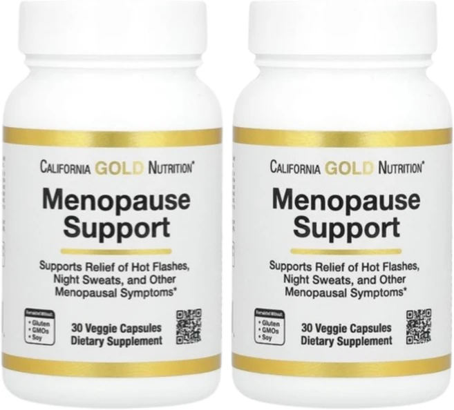 캘리포니아골드뉴트리션 메나포즈 Menopause 서포트 30베지캡슐 2개, 2통, 30정 - 쿠팡