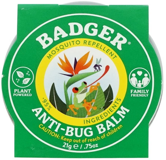 Badger 뱃져 오가닉 안티 버그 밤 시트로넬라 로즈마리 21 g, 1개 - 쿠팡