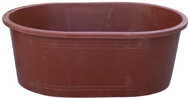 에스몰 타원고래통 200L 대형 고무다라이 물통 배추절임통, 1개