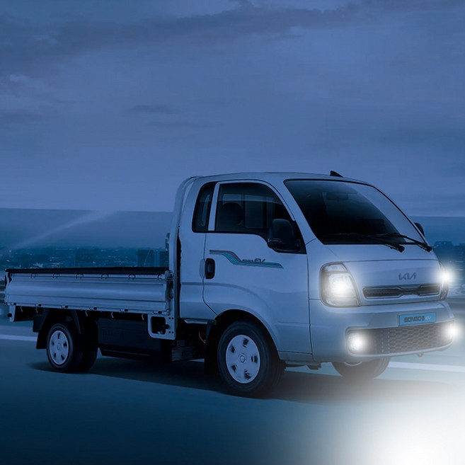 EXCELITE 도착보장 봉고3EV (2019~현재) LED전조등 12v 합법인증 클리어타입, 2개, H7