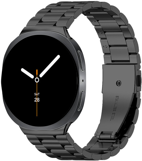 티엑스엘엑스 갤럭시워치 8 클래식 메탈 스트랩, 블랙