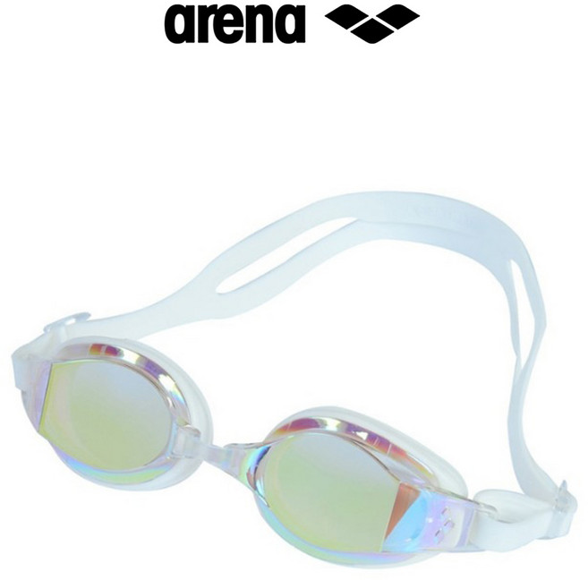 아레나 arena 돌핀 트레이닝 미러 수경 A5AC1AG46 AGW-460M 물안경 수영수경 수영안경, 1개, CLA