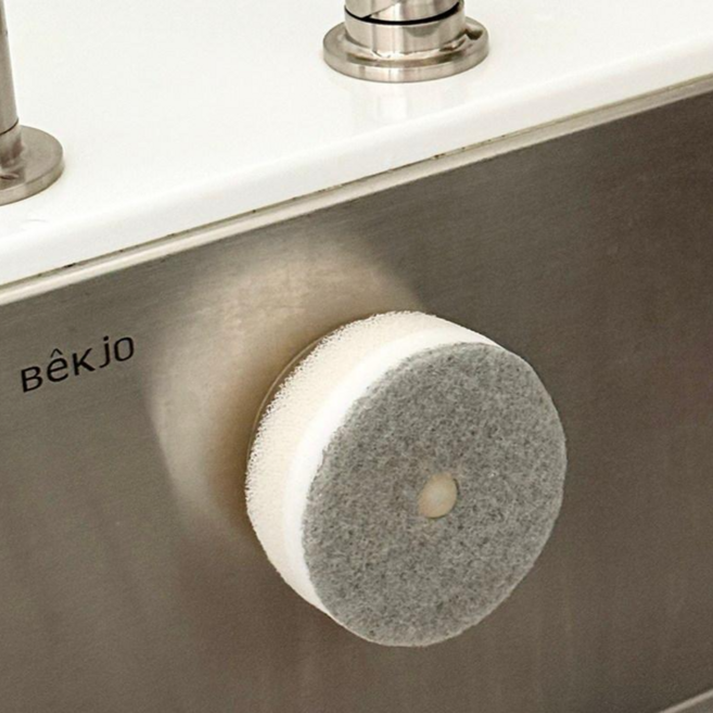 도넛수세미 흡착거치대 세트, 1개, 1개입