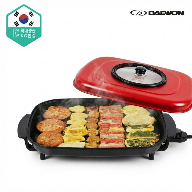 대원 큰집 잔치팬 특대형 국산 전기후라이팬 DWP-530A, 대원 61cm 대형 잔치팬 DWP-530A