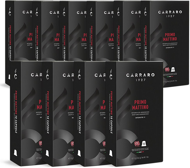 까라로 네스프레소 호환 커피캡슐 블랙라인 프리모마티노, 5.2g, 10개입, 10개