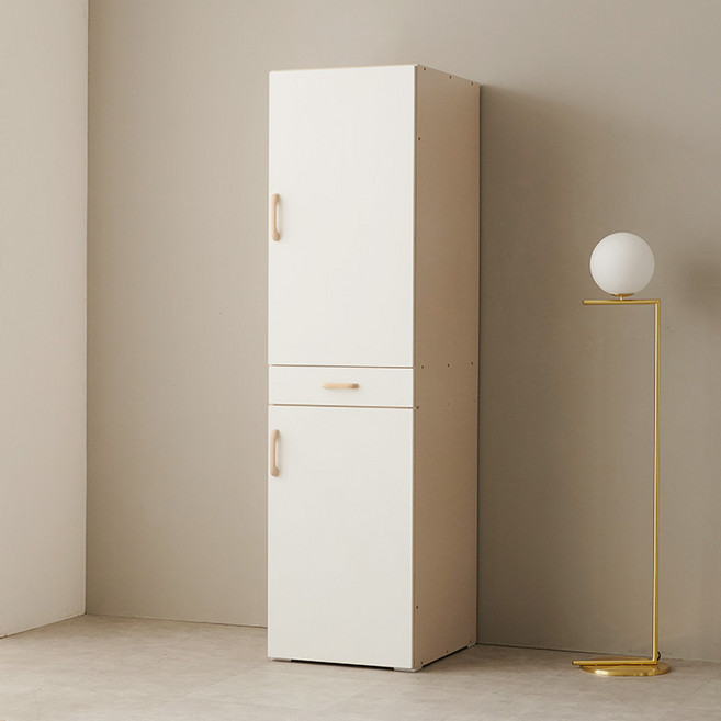 룩코어 모듈 시스템 맞춤형 500 투도어 수납장, 화이트