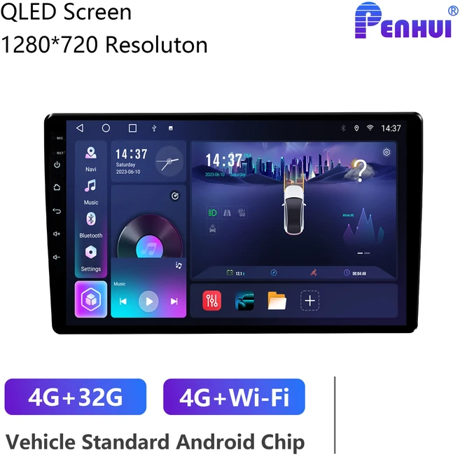 펜후이 기아 카덴자 K7 2011 - 안드로이드 차량용 DVD 멀티미디어 플레이어 스크린 오디오 비디오 2 Din DS, 16 4 32G