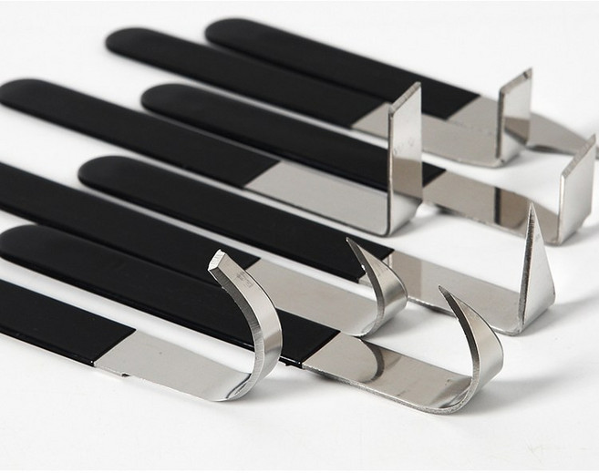 도예 조각칼 도자기 굽칼 8종세트, 1개