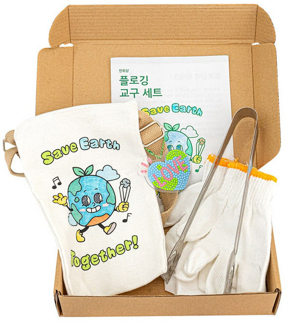 민화샵 플로깅 교구 세트, 플로깅 교구 세트 S2400240, 1개