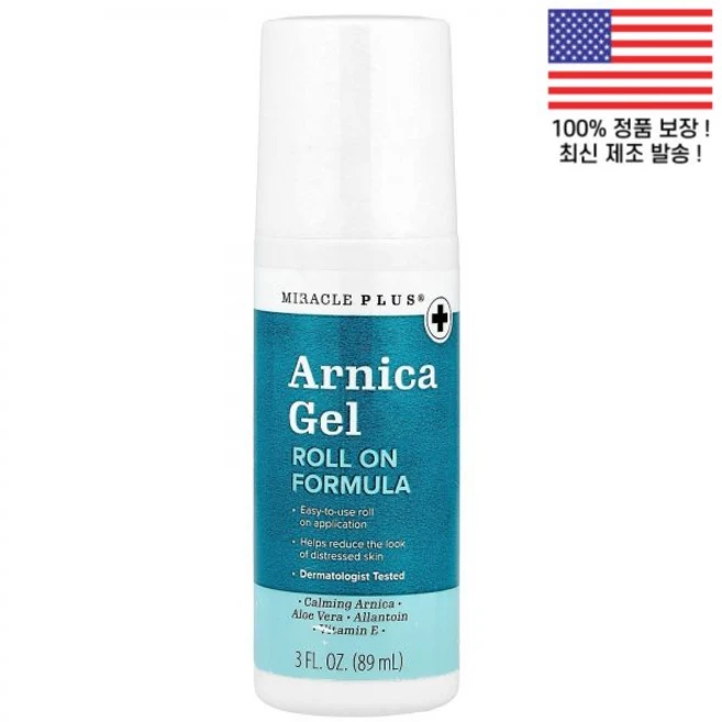 미라클 플러스 아르니카 젤 롤온 포뮬라 3온스 89ml Miracle Plus Arnica Gel Roll on Formula 3fl oz - 쿠팡