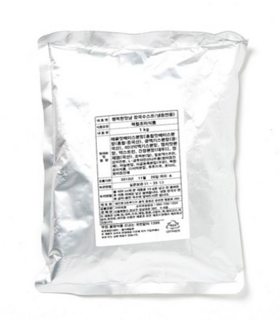 행복한맛남 칼국수 스프 냉동면용, 1kg, 1개