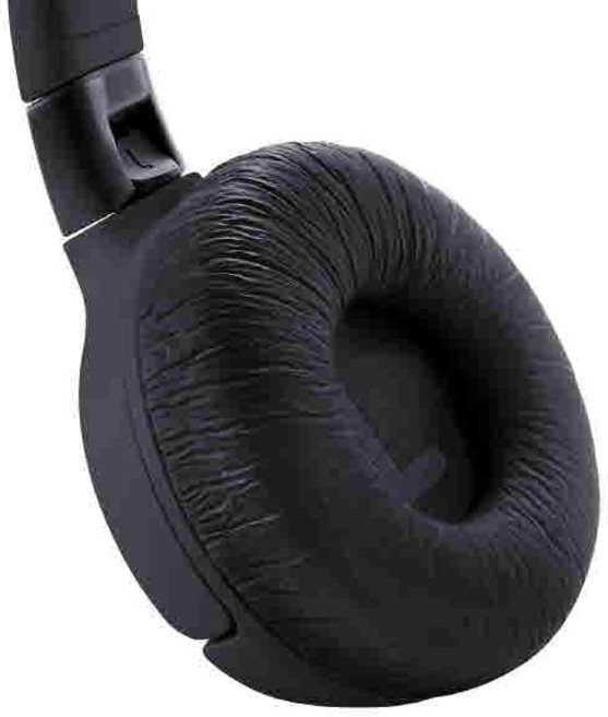 이어패드 Suitable for Tune600BTNC earphone set T500BT T450BT earmuffs TUNE510BT leather ear package, [블랙]전용 이어패드(1쌍:2개), 1개