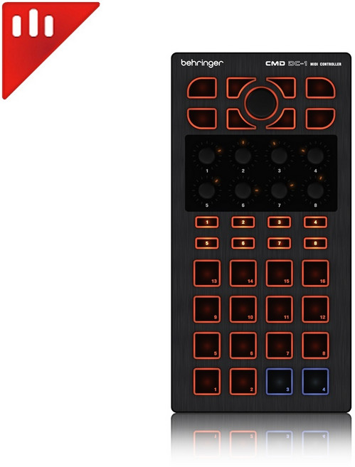 베링거 CMD DC-1 / DJ MIDI 모듈 컨트롤러, 단일, BEHRINGER CMD DC-1