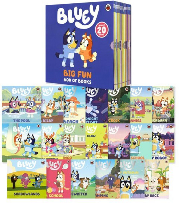 Bluey Big Fun Box of Books (20 books) : 블루이 그림책 20종 세트, Ladybird