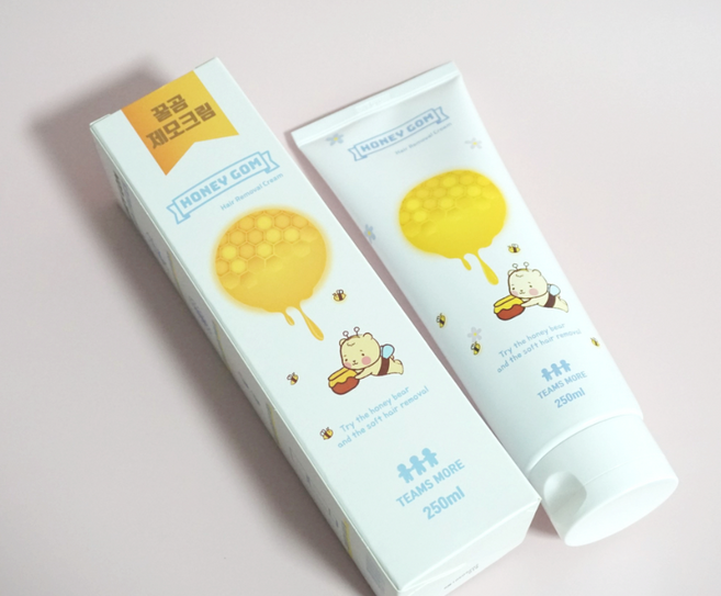 [본사정품]++꿀곰 제모크림 250ml+스파츌러 증정 대용량 HONEY GOM 셀프제모 꿀보습 자국없는 제모 매끈피부 여름철필수템 피부진정 병풀추출물 저자극 베이비코튼향 제모기능성, 2개, 250ml