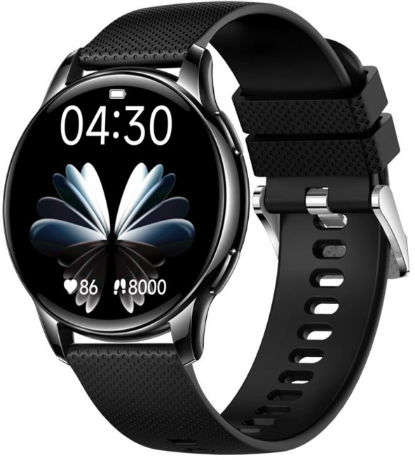 智慧手錶 大熒幕高清 藍芽運動手錶 支持LINE/FB通話 自定義介面 持久續航 (隔日達), 商務黑M