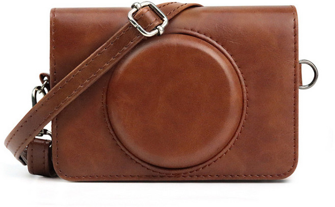 에이앤콩 코닥 미니샷 레트로2 레트로3 리뉴얼 호환 어깨끈 포함 가죽 케이스, 레트로2 케이스, 1개