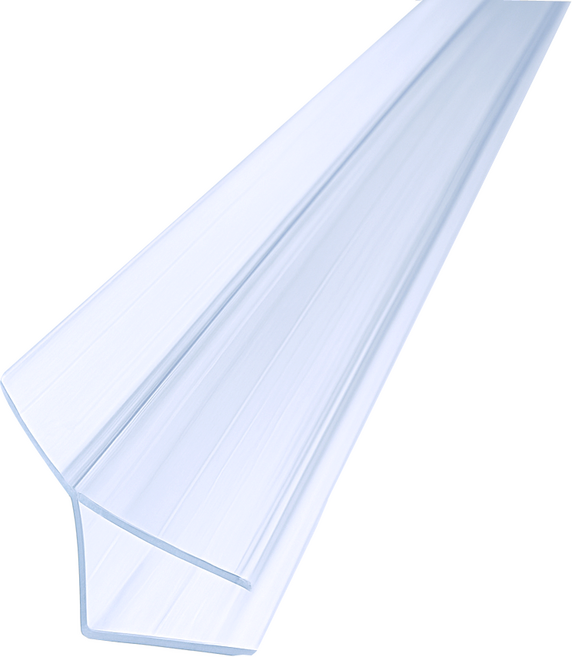 (New) 샤워부스 프로파일 물막이 유리문 쫄대 물튐방지, 투명