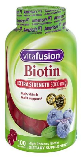 비타퓨전 젤리형 비오틴 100정 (블루베리맛) 비타민B7, 1개 - 쿠팡