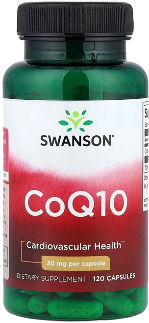 Swanson 코엔자임Q10 30mg 120캡슐, 1개, 120회분 - 쿠팡