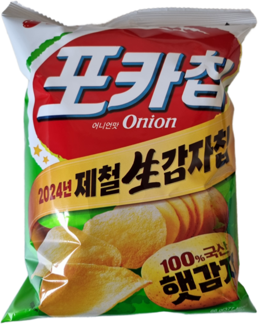오리온 포카칩 어니언맛, 66g, 11개