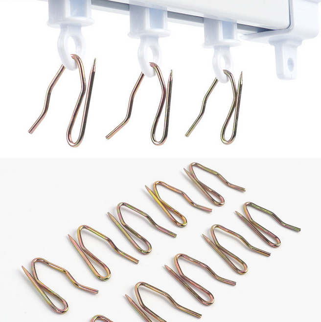해피J보따리 금속 커텐핀 50p 길이 2.5cm 커튼핀, 1개