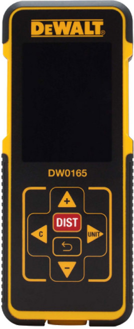 DEWALT 디월트정품 DW0165 레이저 거리측정기 50m 파우치포함 IP54방진방습 16가지 기능, 1개