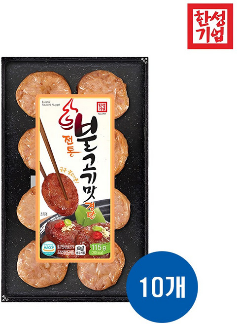 [한성기업]전통불고기맛경단 115g, 10개