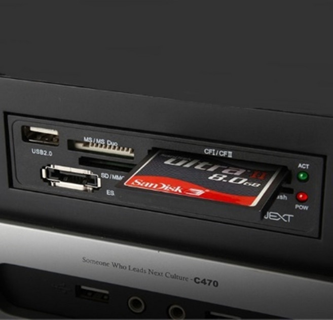 데스크탑 전용 내장형 카드리더기 강력호환 메모리카드 올인원 슬롯 고급스러운, 1개