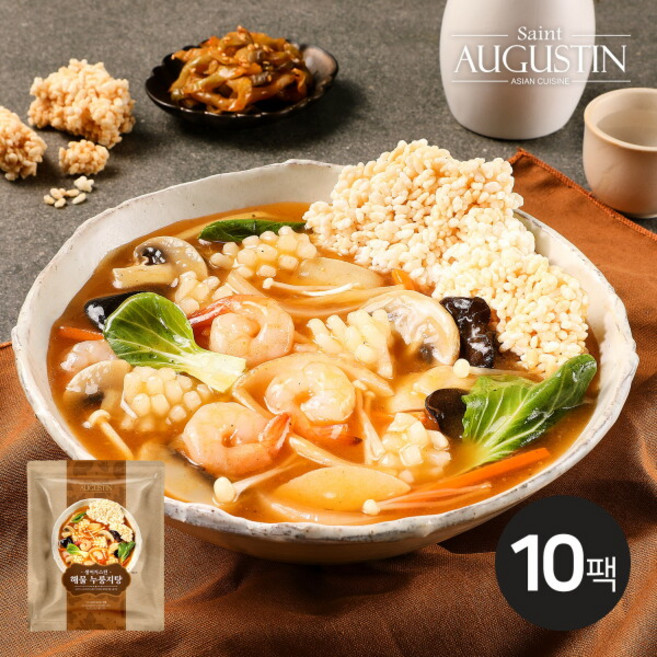 [생어거스틴] 해물누룽지탕_500G 10팩, 상세 설명 참조, 500g