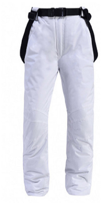 SUB22 남자 여자 보드 스키복 스키바지 화이트
