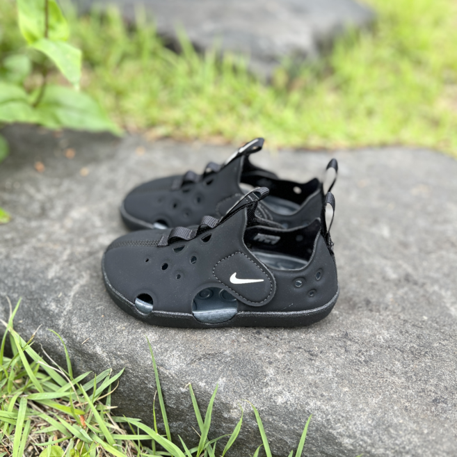 나이키키즈 SRPT4 물놀이 여름 샌들 블랙 리틀 유아 어린이 아동 베이비 여아 남아 공용