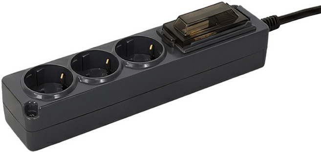 국산 고용량 멀티탭 4000W 콘센트 누전차단 과부하차단 2구 3구, 3구3m, 1개