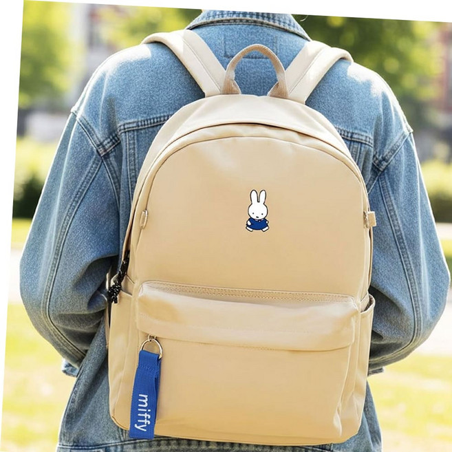 책가방세트 미피 데일리 백팩-베이지