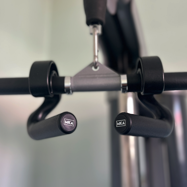 광안리보부상 MKA 턱걸이그립 보조그립 훅 후크 렛풀다운 얼티밋 시티드로우 휴대용 풀업 핸들, 1세트, ONE COLOR
