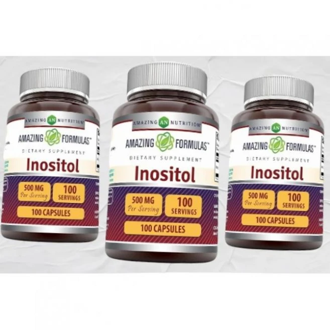 어메이징 포뮬라 이노시톨 500mg 100 비유전자조작 미국 제조 3팩 어메징 뉴트리션 - 쿠팡