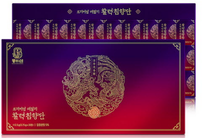 [동의삼] 프리미엄 데일리 활력침향단 (3.75g*30환), 112.5g, 2개