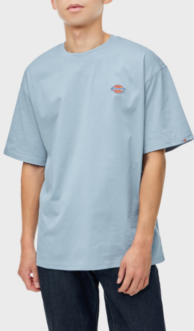 디키즈 DICKIES 릴렉스드 스몰 로고 티셔츠 ley Blue DK010991C99 165152