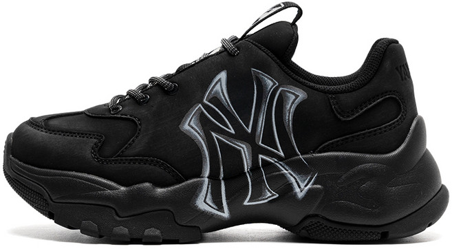 MLB 남녀공용 경량 편안한 캐주얼 운동화 3ASHVT65N-50BKS