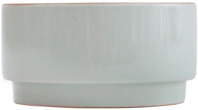 [에라토] 옳음 도자기 한식 신혼부부 그릇 대접 국그릇 볼 13.5cm, 비취, 1개