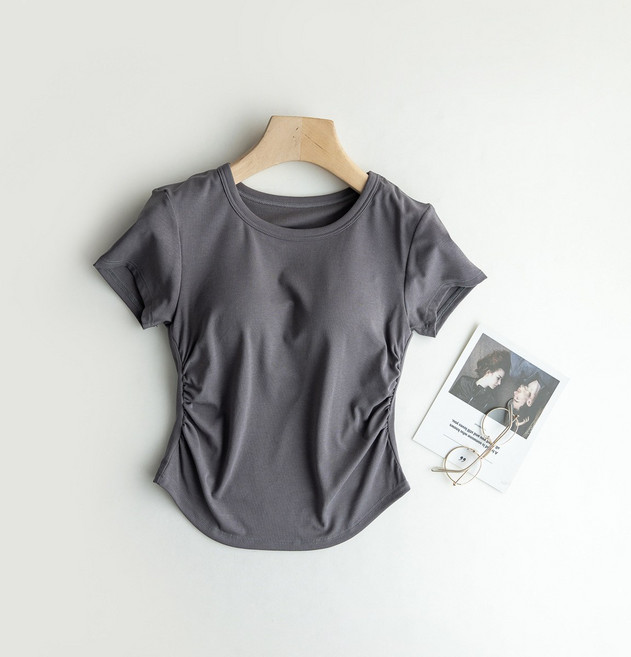 패드일체형 반팔티셔츠 SH1157