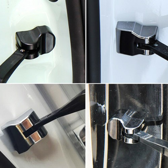 아트로마 도어 체커 커버 블랙크롬 기아 129102-3, 로체이노베이션/블랙크롬