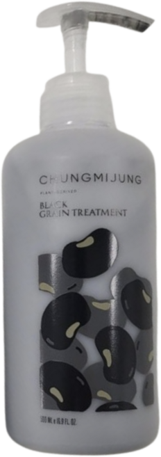 청미정 흑곡 트리트먼트 검은 곡물 영양 성분 민감한 두피 손상된 모발, 2개, 500ml