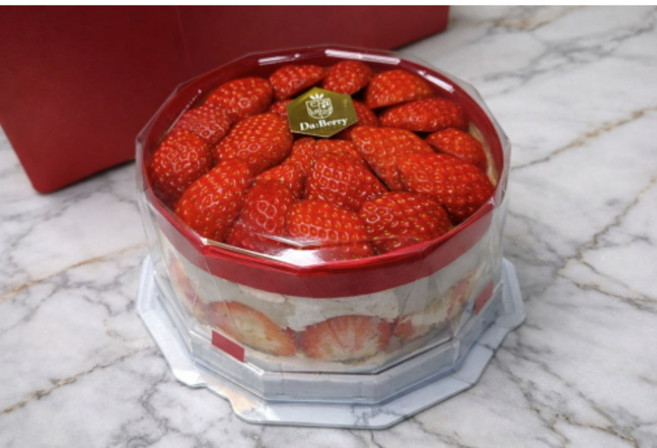 다베리 1호 밤베리 딸기 생크림 초코 케이크, 1개, 940g