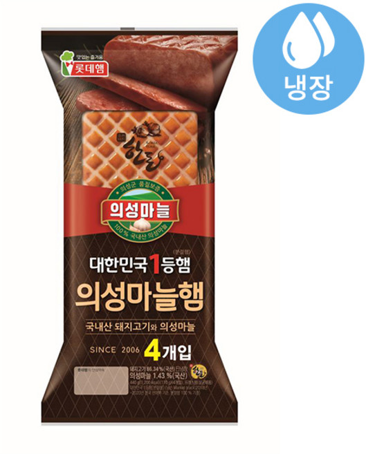 롯데 의성마늘햄, 1개, 440g