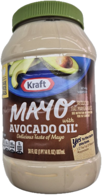 크래프트 아보카도 오일 마요네즈, 1개, 887ml
