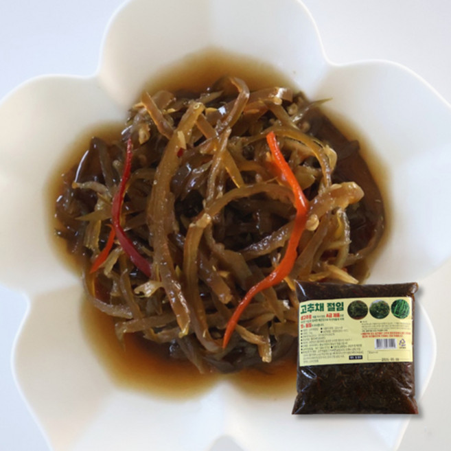 지호 업소용 국내제조 고추채 절임, 1개, 10kg